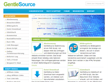 Tablet Screenshot of gentlesource.de